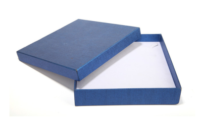 TIE BOX039  Self-made tie box  design net color collar box  order tie box  tie box supplier back view